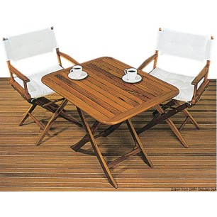 
Table teck pliante 70x45 cm 
