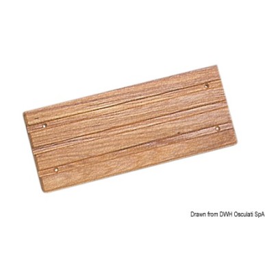 
Marche-pied teck 288x112 mm 
