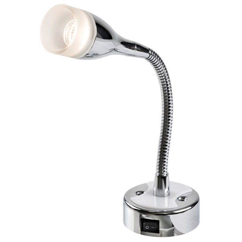 
Spot LED articulé poli 240 mm 
