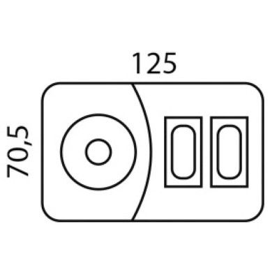 Projecteur électrique classique depuis le tableau de bord Ref 13.225.49