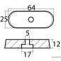 
Anode pied zinc Yamaha 6/8/9,9 PS 4 temps 
