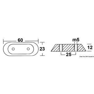 
Anode magnésium p. Honda hors-bords 
