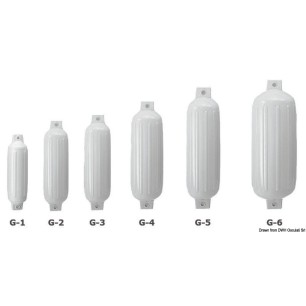 
Pare-battage Polyform G4 blanc 
