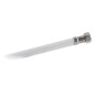 
Tuyau douche armé en nylon blanc 2,5 m 
