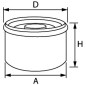 
Filtre huile Mercury Verado 6 cylindres 
