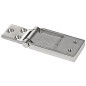 
Charnière  encastrer AISI316 poli miroir 75x35 mm 
