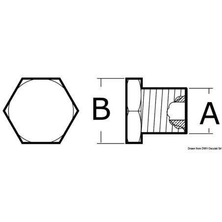 
Bouchon zinc 18x1,50 Ø 15x35 
