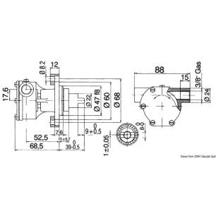 
Pompe Nauco FPR236 bouche 3/8" 
