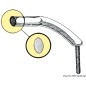 
Main-courante ovalisée inox poli miroir 300 mm 
