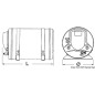 
Chauffe-eau ISOTEMP Indel Webasto Marine 15 l 
