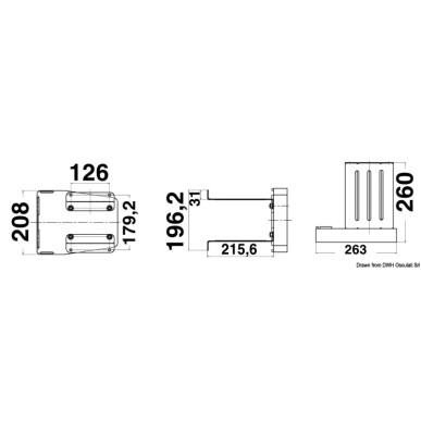 Support moteur Heavy Duty paroi | EAN 8033137148484 Ref 47.385.00