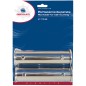 
Paire de porte-cannes fixation  paroi AISI 316 
