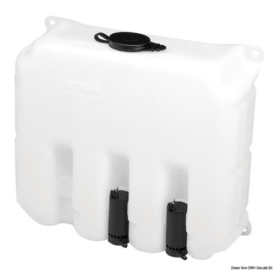 Système lave-vitres 9,7 l 2 pompes 12 V | EAN 8033137107115 Ref 19.106.12