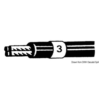 Lettres+ chiffres autocollantes de 3mm noirs sur fond blanc| EAN 8033137032653 Ref 14.148.01