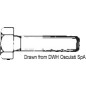 
Vis tête hexagonale filetée 8x30 AISI 304 BULL8X30
