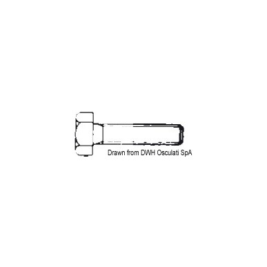 Vis tête hexagonale filetée 4x40 AISI 304 BULL4X40| EAN 8033137177842 Ref A2-933-04X040