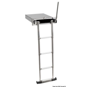 
Echelle escamotable EasyOne 4 marches 
