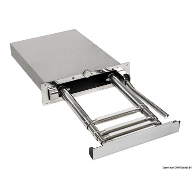 Echelle escamotable EasyOne 4 marches  Ref 49.570.04