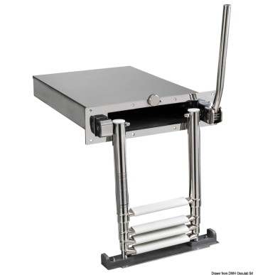 Echelle escamotable EasyOne 4 marches  Ref 49.570.04