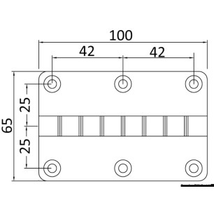 
Charnière frictionnée auto-portante renversée 
