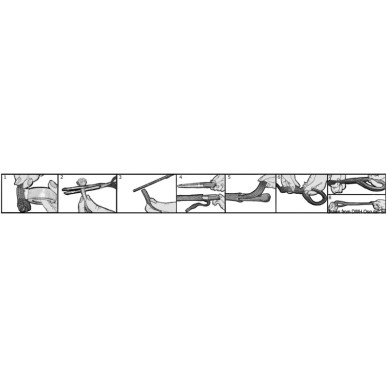 
Tresse plate grise pare-battage 14 mm x 50 m 
