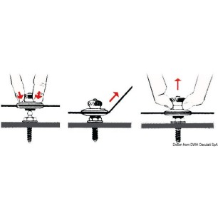 
Bouton mâle Loxx + platine Blister N. 5 
