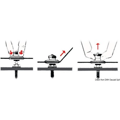 Boutons allemands LOXX®| EAN 8033137036415 Ref 10.443.50