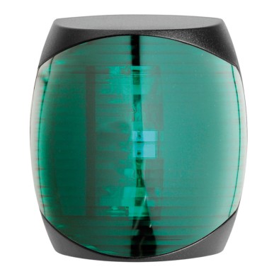 
Feu de navigation Sphera II vert corp en noir 
