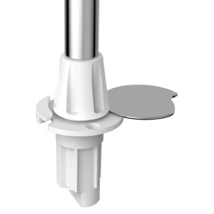 
Hampe Classic 360° extractible avec base inox 100cm 
