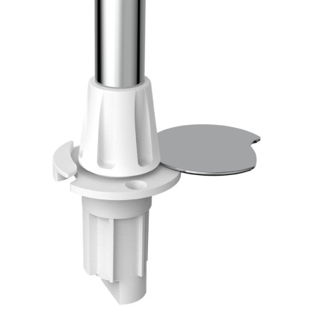 
Hampe Classic 360° extractible avec base inox 100cm 
