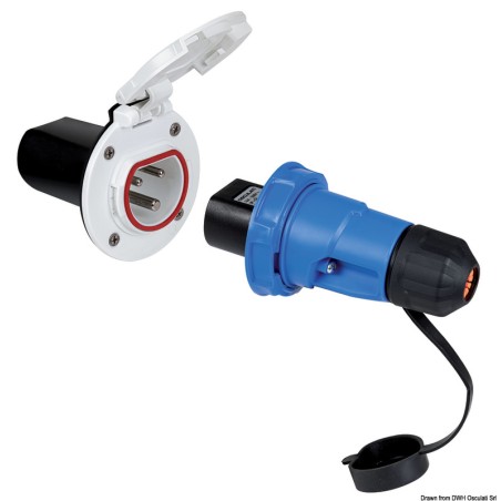 
Prise inox Cruiser 16 A 

