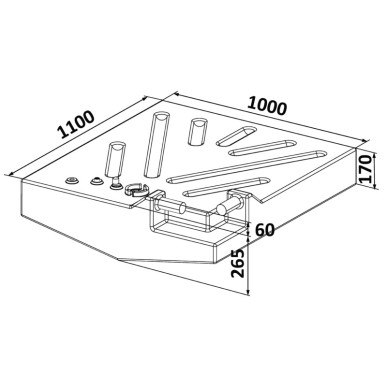 Réservoir 206litres | EAN 8033137156915 Ref 52.035.05