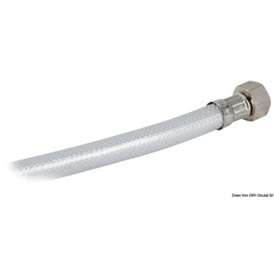 
Douchette  bouton blanche tuyau PVC 4 m 

