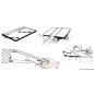 
Support table pliante Rakego 60 kg 23/35 mm 
