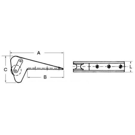 
Davier inox pour Bruce/Trefoil max 10 kg 
