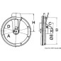 
Hublot tournant EIWA 24 V passage 300 mm 
