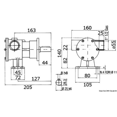 Pompe type NAUCO 40| EAN 8033137094255 Ref 16.042.00