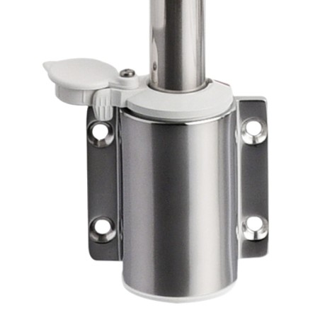 
Hampe en inox 60 cm avec feu en inox 
