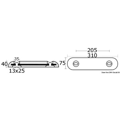 Anodes boulonner| EAN 8033137192623 Ref 43.910.11