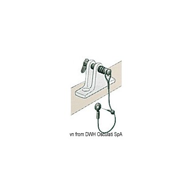 Plaque inox Ø 6 mm + câble inox Ø 1,6 mm + broche inox| EAN 8033137006371 Ref 46.116.29
