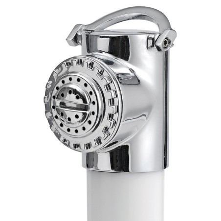 
Boîtier douche blanc Classic Evo tuyau nylon 4 mm Montage  paroi

