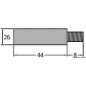 
Anode zinc exchang. de chaleur/collecteur 3/8" 
