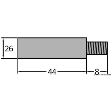 Anodes échangeurs de chaleur/collecteur| EAN 8033137139284 Ref 43.540.16