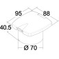 
Douche New Edge blanche tuyau nylon 2,5 m Emballage BULK 10 pcs.
