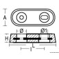 
Anode oval type Vetus 335 g 

