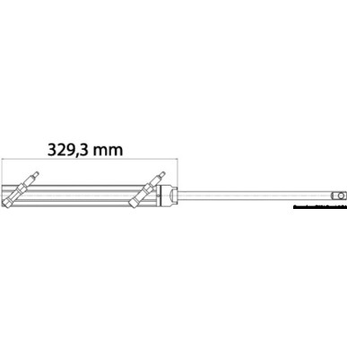 
Timonerie hydr. ULTRAFLEX Gotech horsboard latéral 
