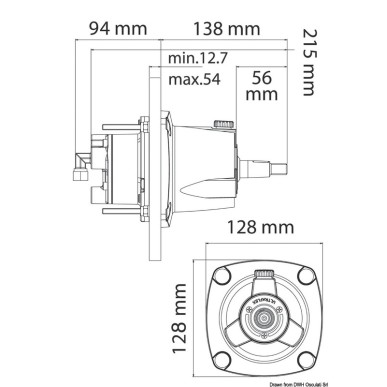 
Timonerie hydr. ULTRAFLEX Gotech in-board 
