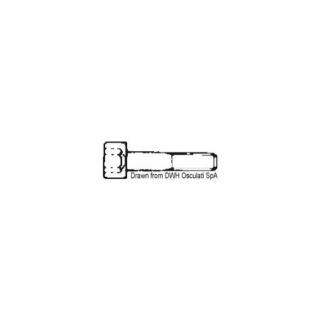 Vis tête cylindrique six pans 5x10 AISI 304 BRUG5X10| EAN 8033137177613 Ref A2-912-05X010