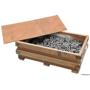 
Chaîne inox calibrée 6 mm x 75 m 
