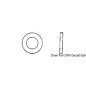 
Rondelle plate large 10x30 AISI 316 316.125/10X30

